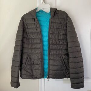 Large Nautica reversible puffer jacket